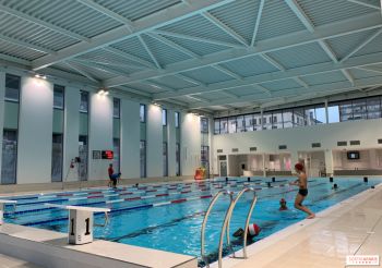 photo piscine château landon